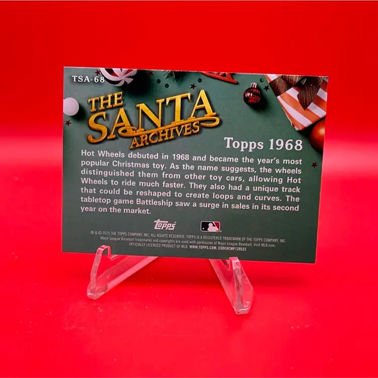 Santa Claus 2025 Topps Holiday The Santa Archives TSA-68
