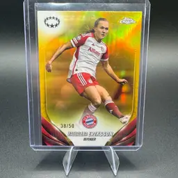 Magdalena Eriksson 2023/24 Topps Chrome UEFA Women Gold 38/50