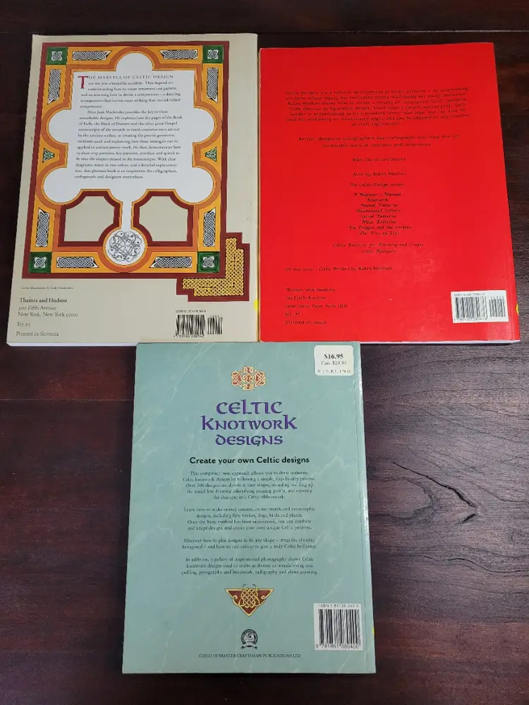 Celtic Knotwork and boarders and design BOOK COLLECTION