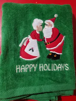Trim A Home K Mart Christmas Towel 42" x 22.5" ~ NEW ~ Vintage