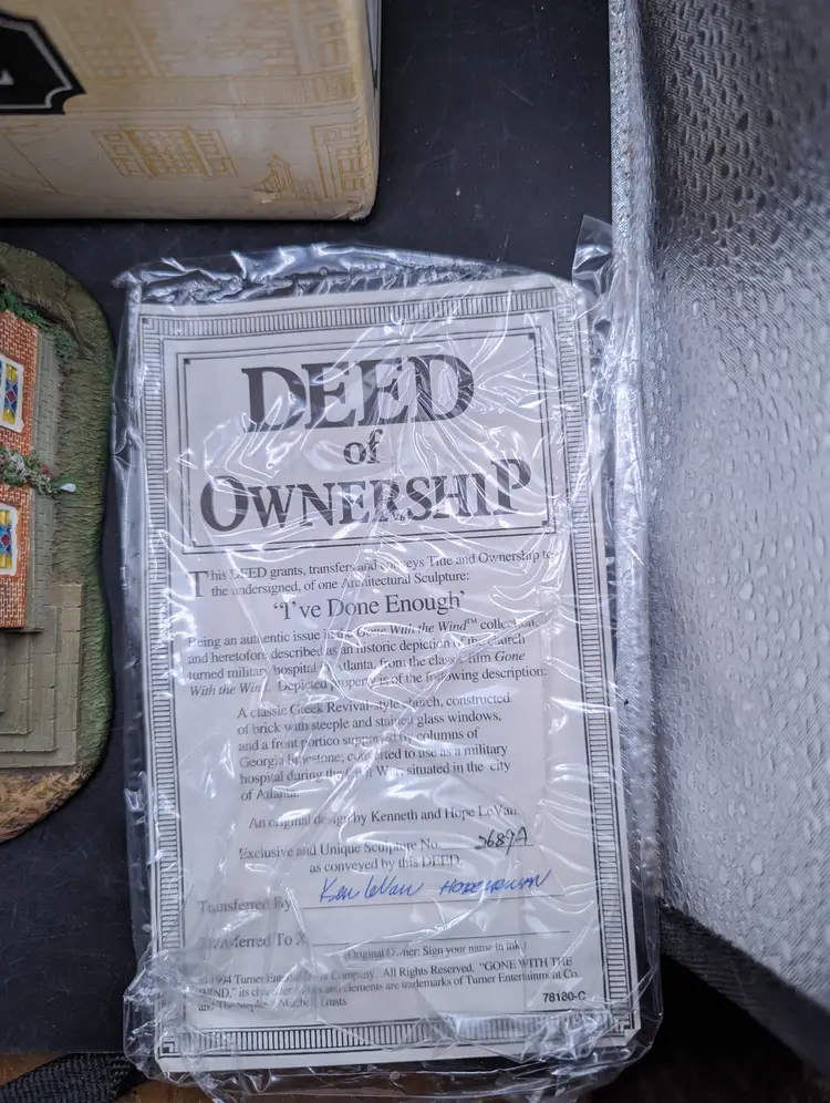 Vintage Hawthorne House Gone With the Wind I've Done Enough