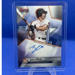 Zach Cole 2025 Bowmans Best Auto Houston Astros