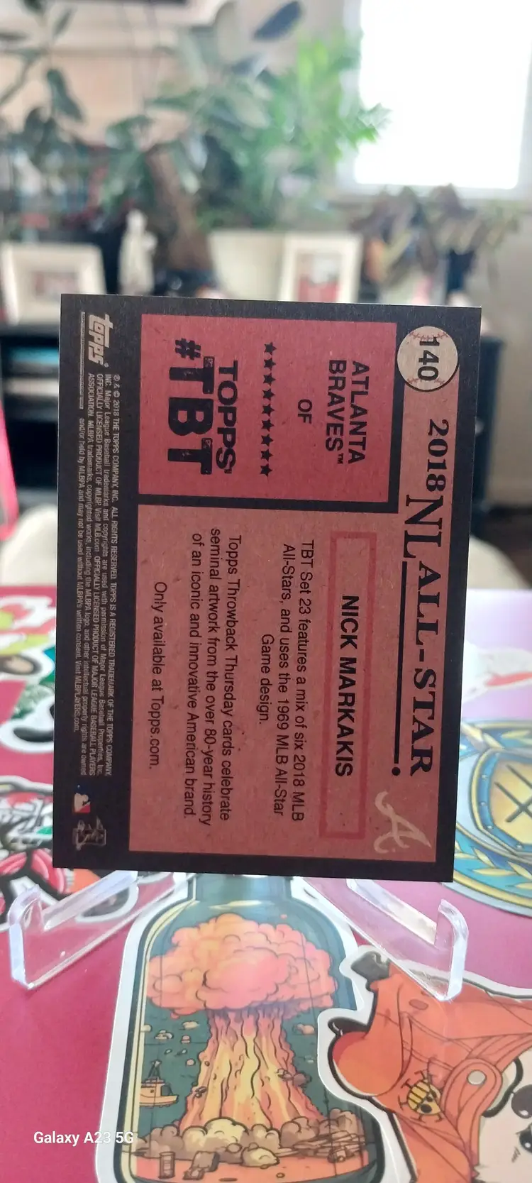 2018 Topps Throwback Thursday Set 23 1st All-Star Selection Nick Markakis