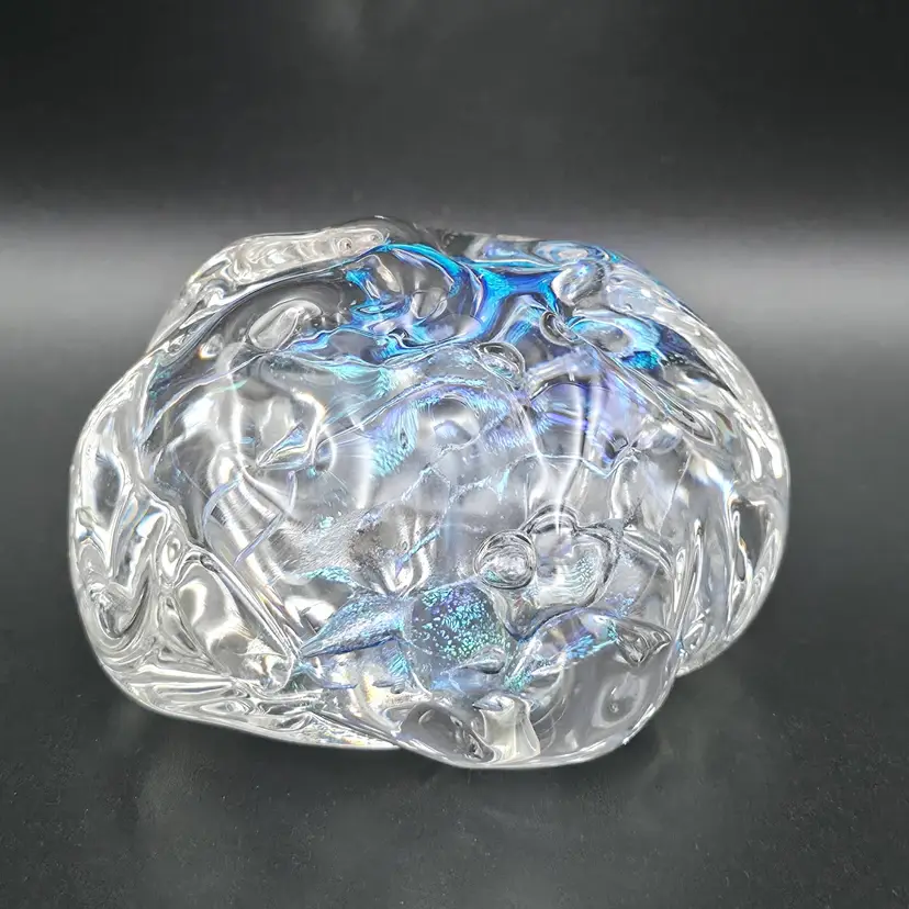 Sherburne Slack Dichroic Art Glass Paperweight