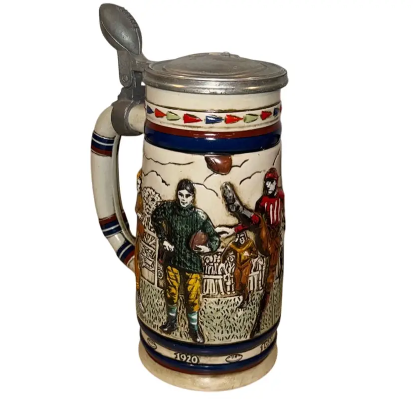 Vintage Avon 1983 “History Of Football” Beer Stein “Great American Football”