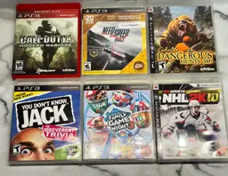 Lot Of Six Random PS3 Games