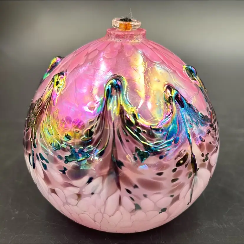 The Original Mount Saint Helens Ash Glass Oil Lamp