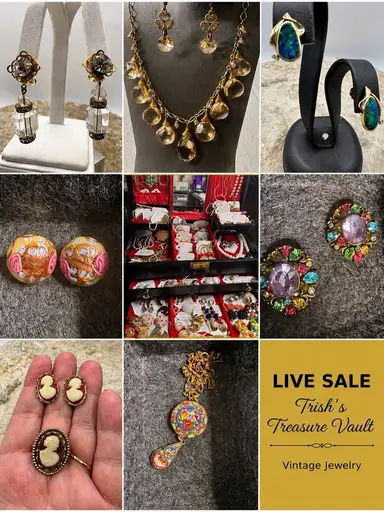 New Vintage Jewelry Finds! Some Preloaded Plus A Jewelry Box Full