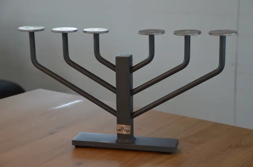 Candleholder six-armed