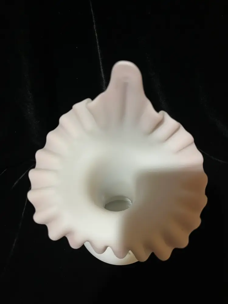 #3252 - Fenton Hand Painted Jack In The Pulpit Vase - Approx 9x5.5”