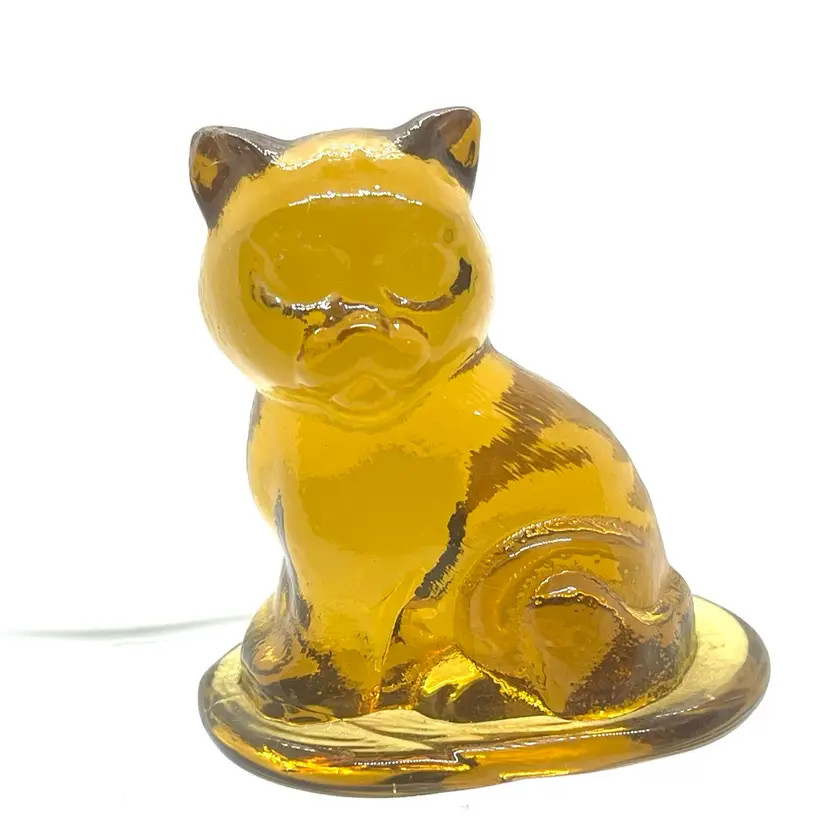 Chunky At Glass Amber Cat