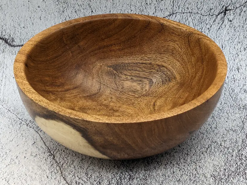 Food Safe Mesquite Bowl 9x3.5