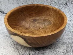 Food Safe Mesquite Bowl 9x3.5
