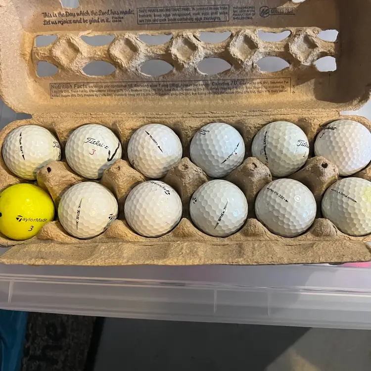 Dozen Used Golf Balls