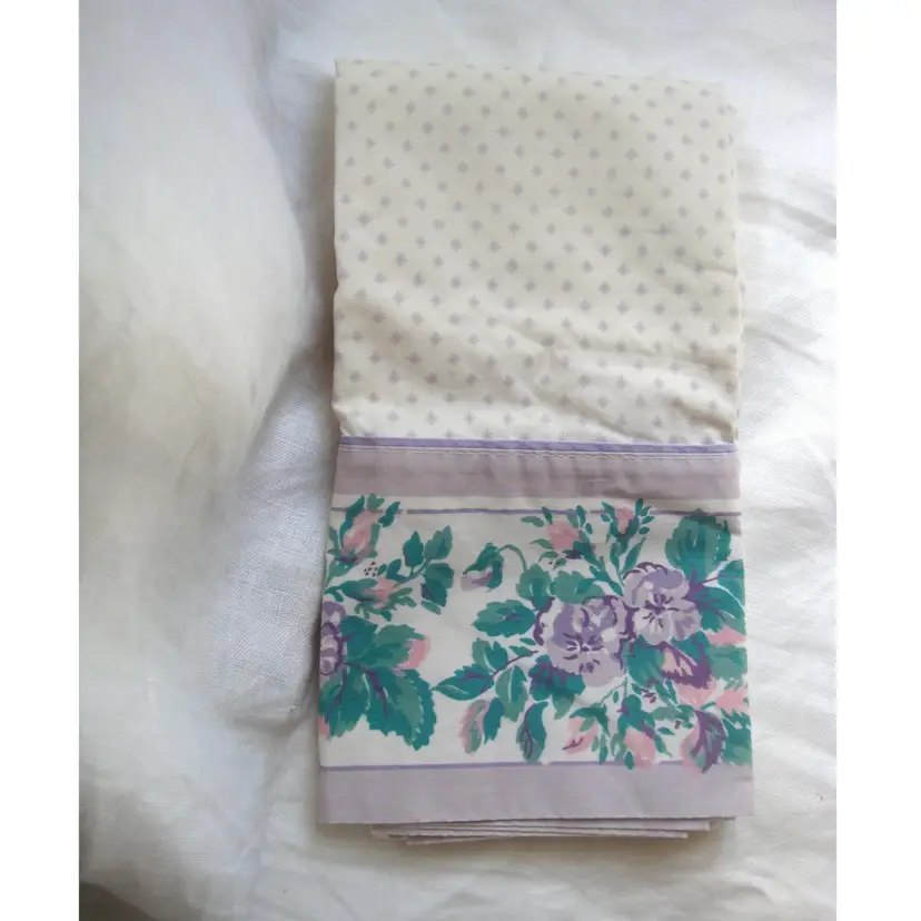 Vintage LAURA ASHLEY Standard Pillowcase (1) Single