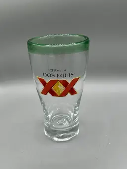 Cervis Dos Equis  Glass