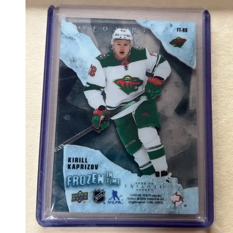 Kirill Kaprizov 2022-23 Upper Deck Trilogy - Frozen in Time #FT-KK /275 - Minnesota Wild