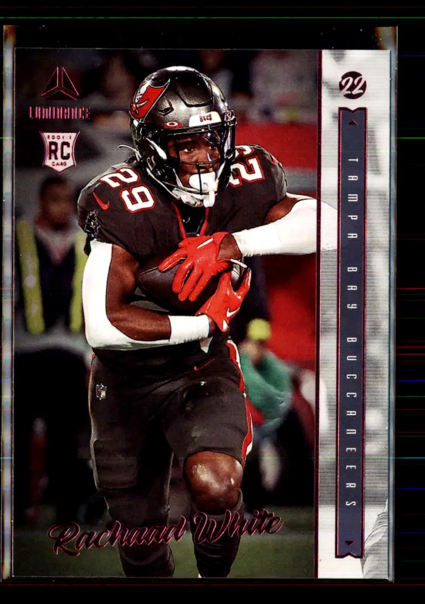 Rachaad White 2022 Panini Chronicles Luminance Pink #212 - (113) - Tampa Bay Buccaneers