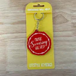 Maybe Swearing Will Help Keychain Stocking Stuffed