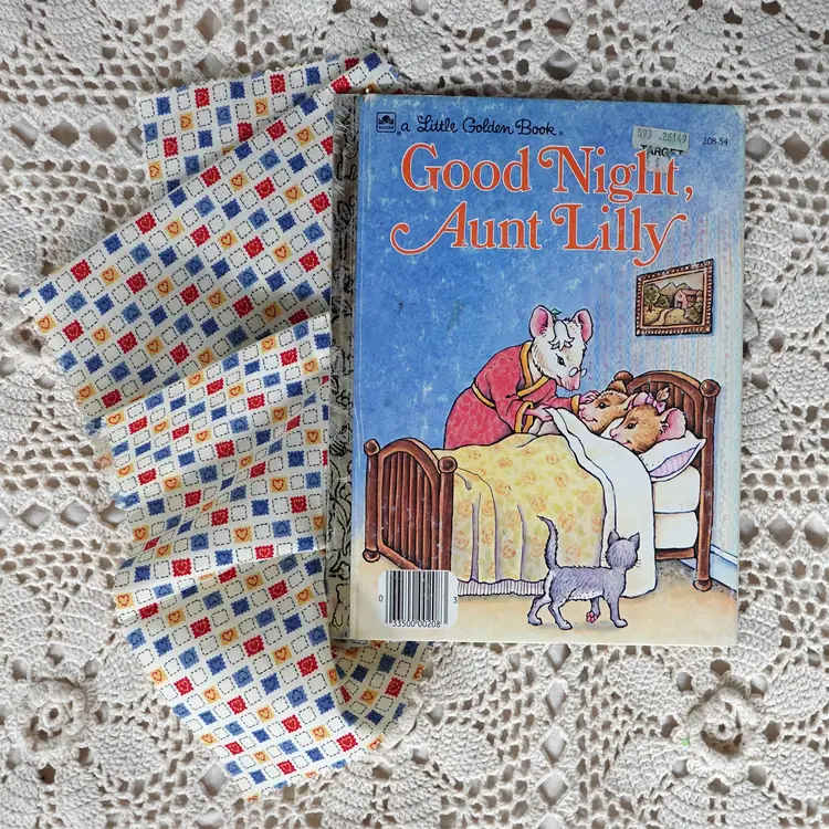 Little Golden Book Good Night Aunt Lilly Junk Journal Mini Kit