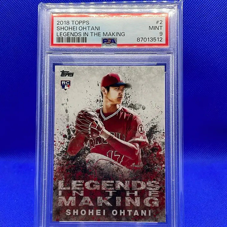 2018 Topps Legends In The Making Shohei Ohtani RC PSA 9 Los Angeles Dodgers