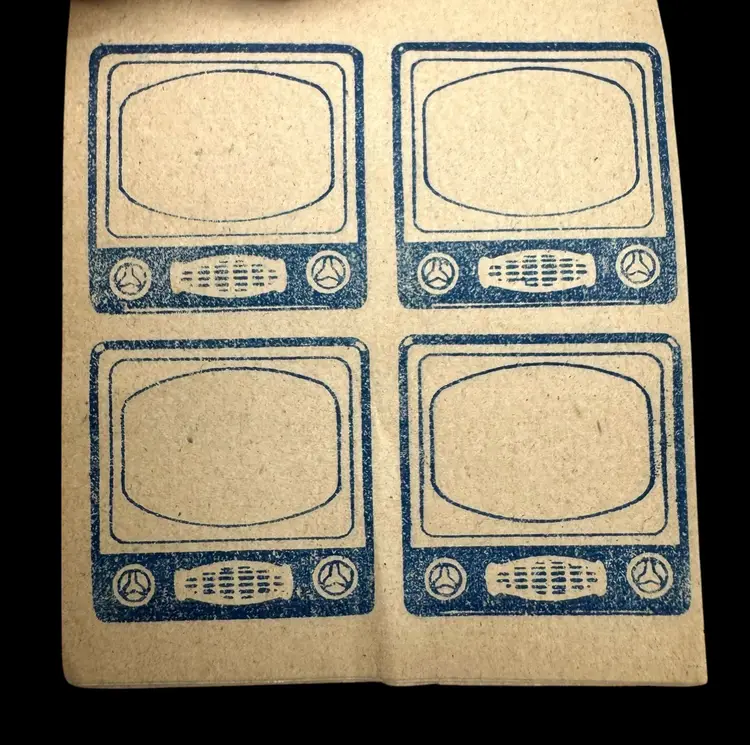 Vintage Magical Television TV Paper Booklet Cartoon Art Japan Novelty Ephemera