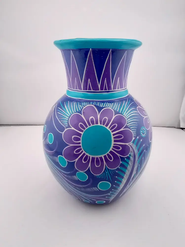 Mexican pottery vase