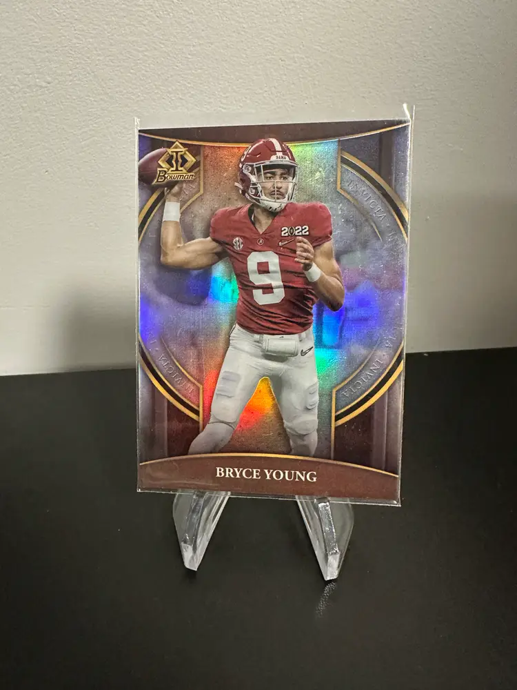 Bryce Young 3 Card Rookie Lot Bowman (1) And Pro Set (2) Alabama Crimson Tide