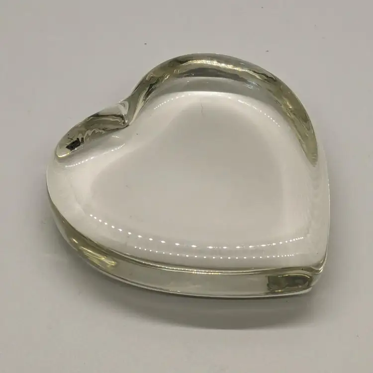 Crystal Heart Paperweight