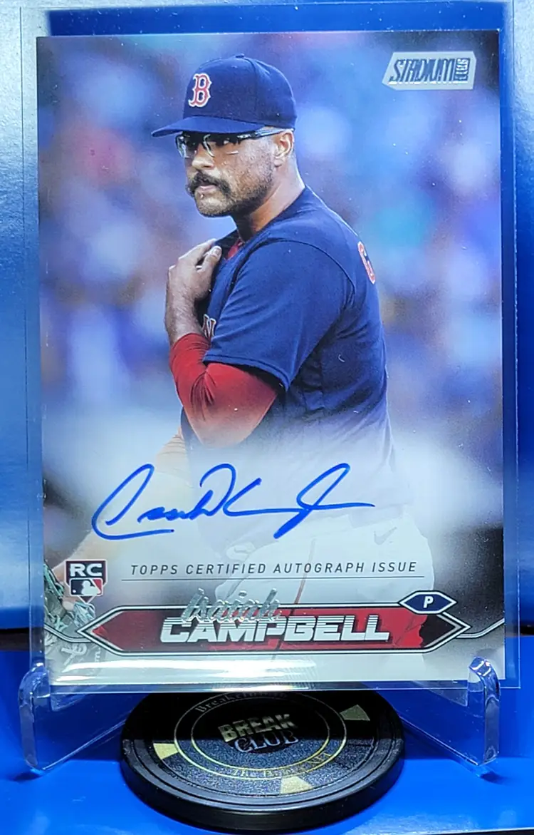 Isaiah Campbell 2024 Topps Stadium Club Rookie RC Auto #SCBA-IC Boston Red Sox