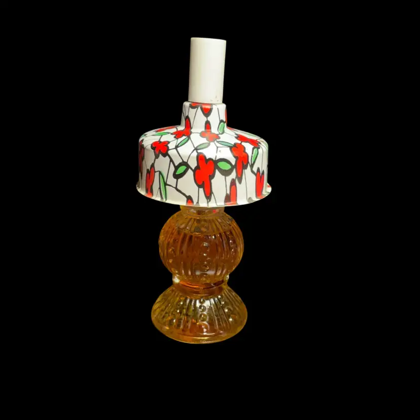 Vintage Perfume Bottle Oil Lamp