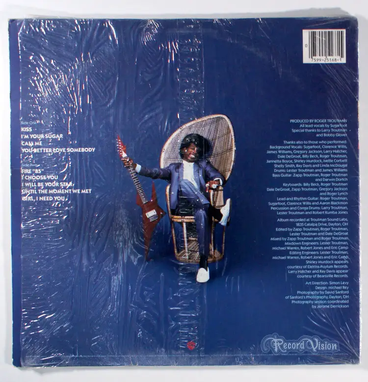 Sugarfoot - Sugar Kiss (1985) Vinyl LP • Fire '85, Bass-heavy grooves, Funk