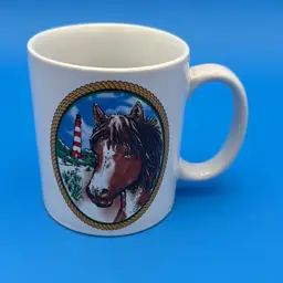 Chincoteague Island Horse mug