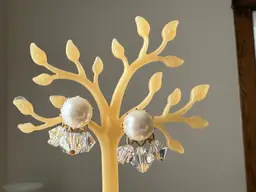 Vintage Faux Pearl And Aurora Borealis Bead Clip Earrings