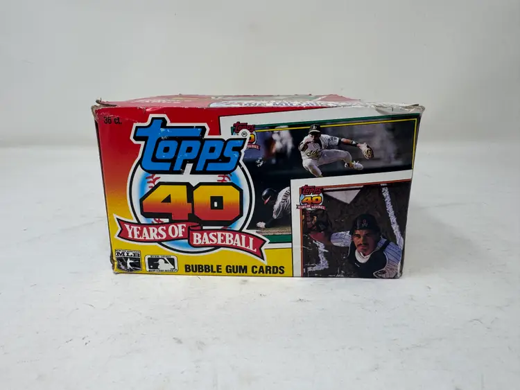 1991 Topps Baseball 40 years of Baseball Wax Box - Multiples Available