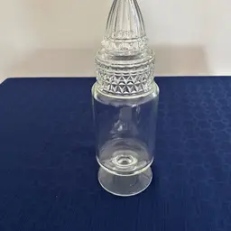 Vintage Tiffin glass Apothecary Jar 13 X 4 Inches No Chips Or Cracks 4 Lbs