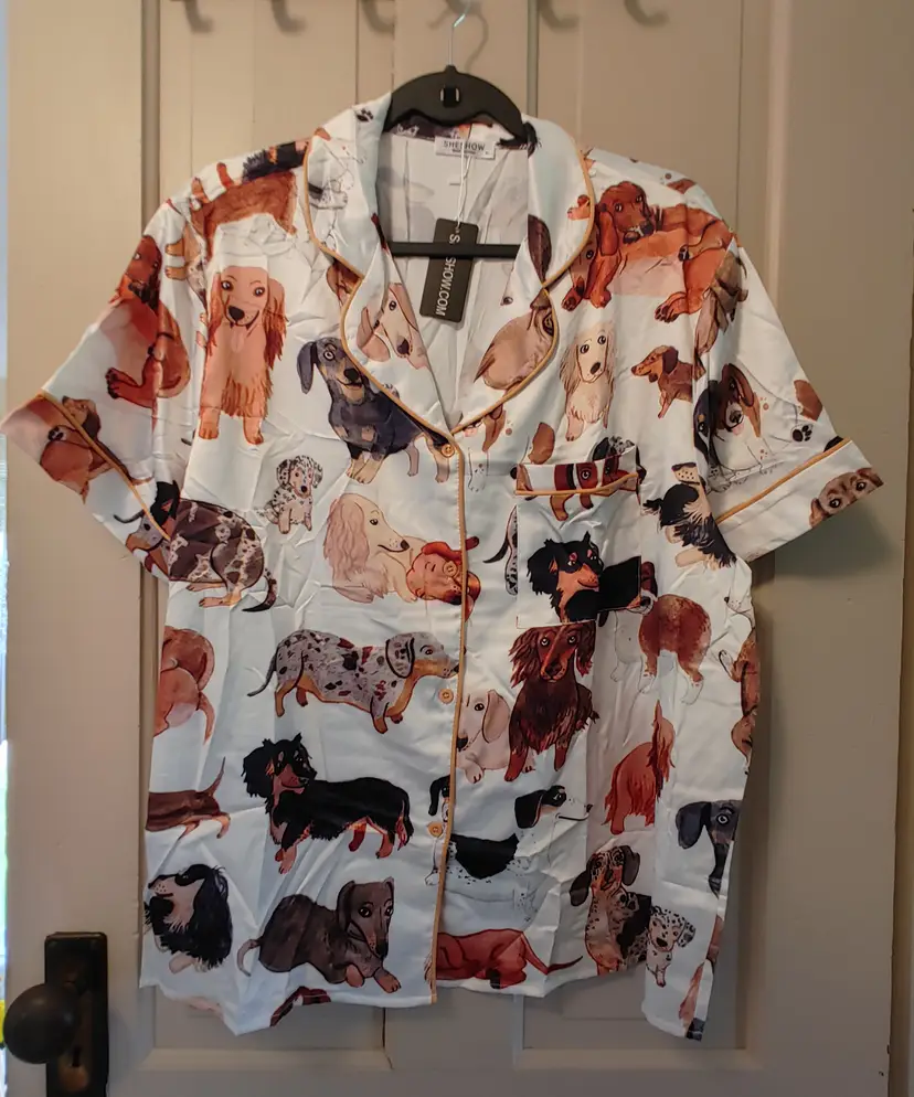 #01 Pajamas- Brand: She Show. Size XL. NWT. Retail $38-48. Material: 97% polyester, 3% spandex. No callouts.
