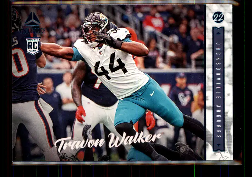 Travon Walker 2023 Panini Chronicles Luminance Teal #223 - (113) - Jacksonville Jaguars