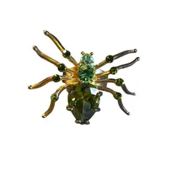 Vintage Spider Adjuster Ring Gold Tone