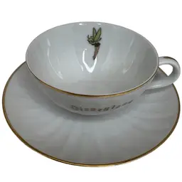 Vintage 1960’s Tinkerbell Disneyland Teacup And Saucer