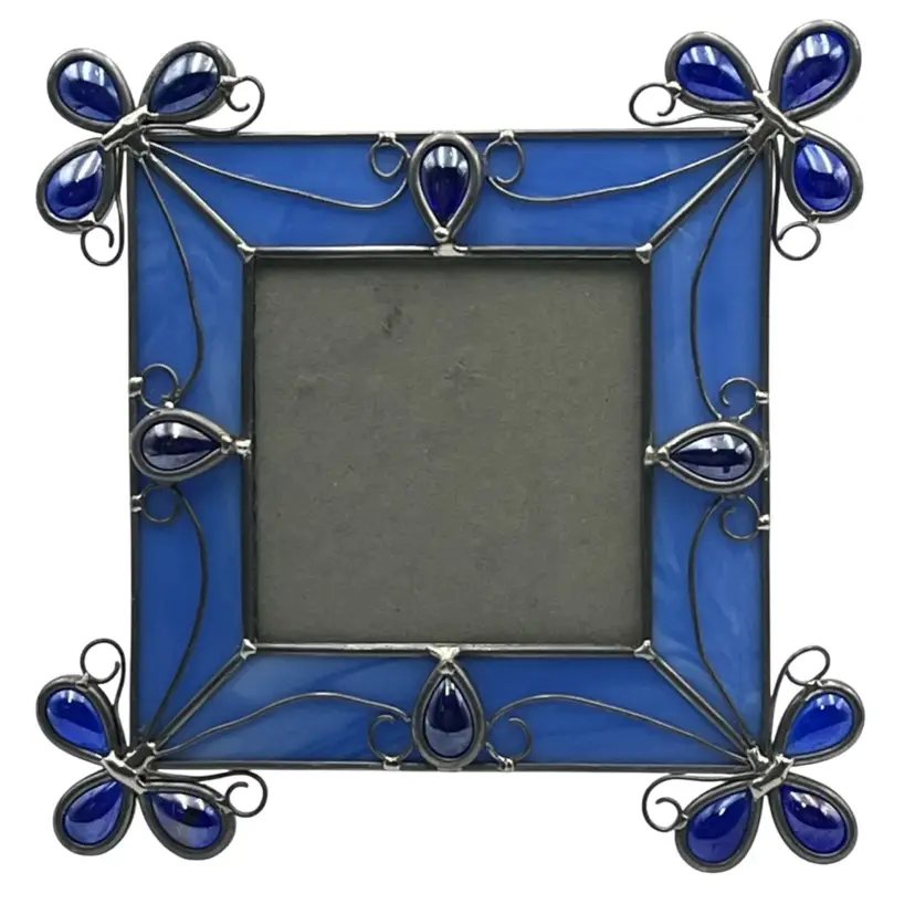 Stained Slag Glass Frame