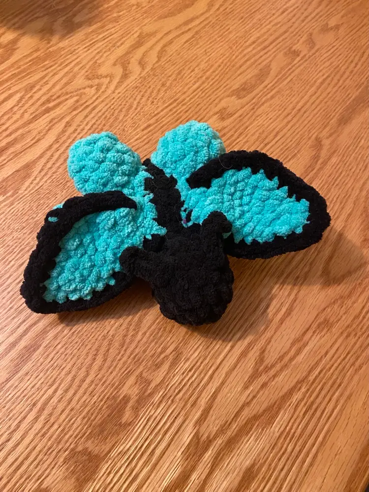 Crocheted Butterfly Approximately 5 1/2 X 6