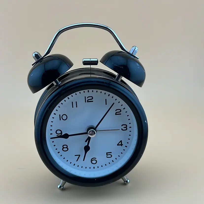 Vintage Black “ Old Fashion” Alarm Clock.