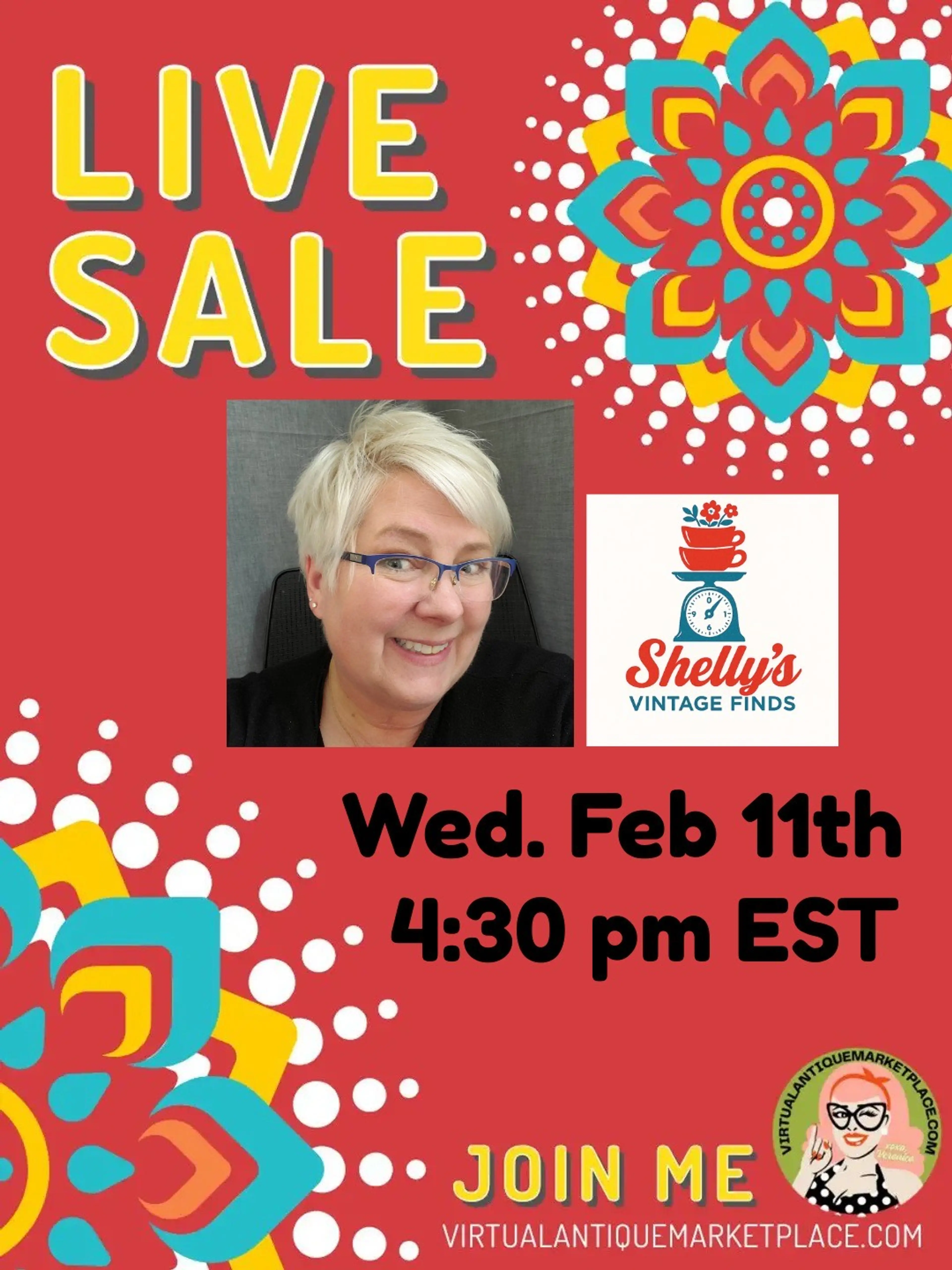 Shelly’s Live Sale Feb 11th