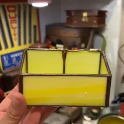 Yellow Stained Glass Card Cady