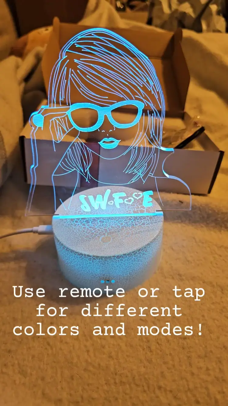 Taylor Swift Themed Color Changing LED Night Light