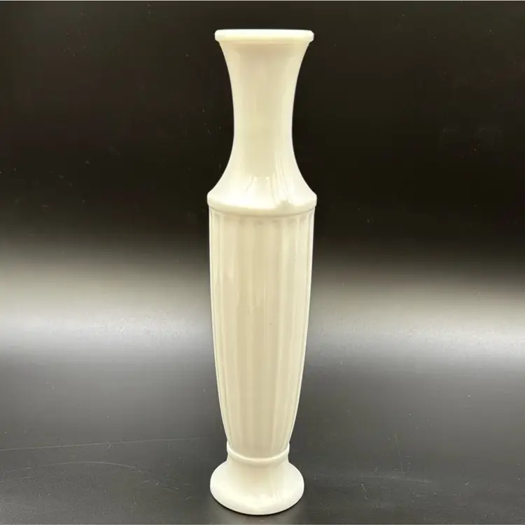 Art deco, milk, glass bud vase
