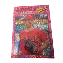 Zach Neto 2026 Topps Heritage Pink Sparkle SP