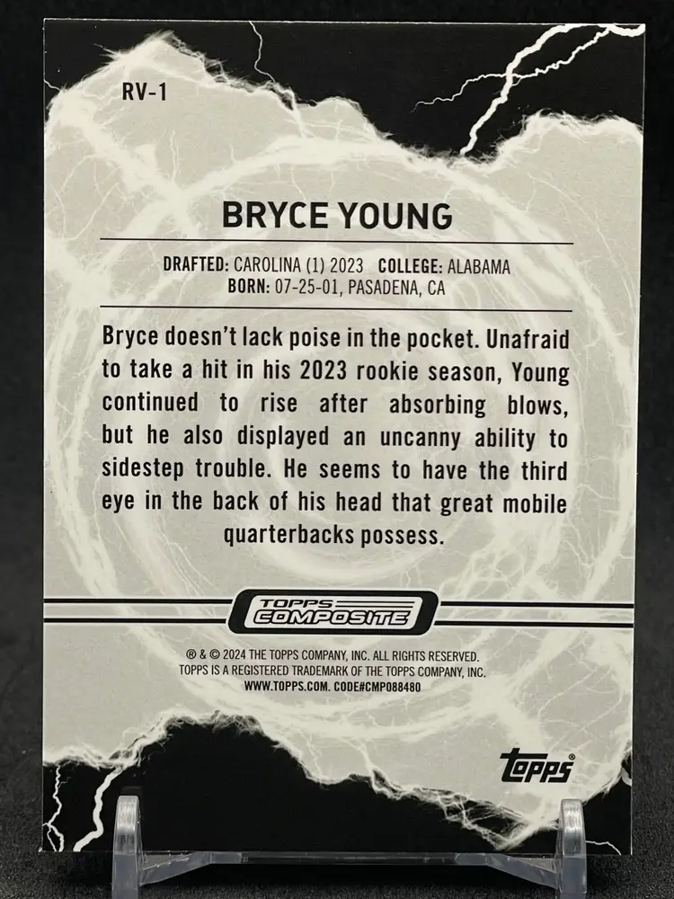 Bryce Young - 2023 Topps Composite - Resurgence Voltaic #RV-1 Pink Refractor RC