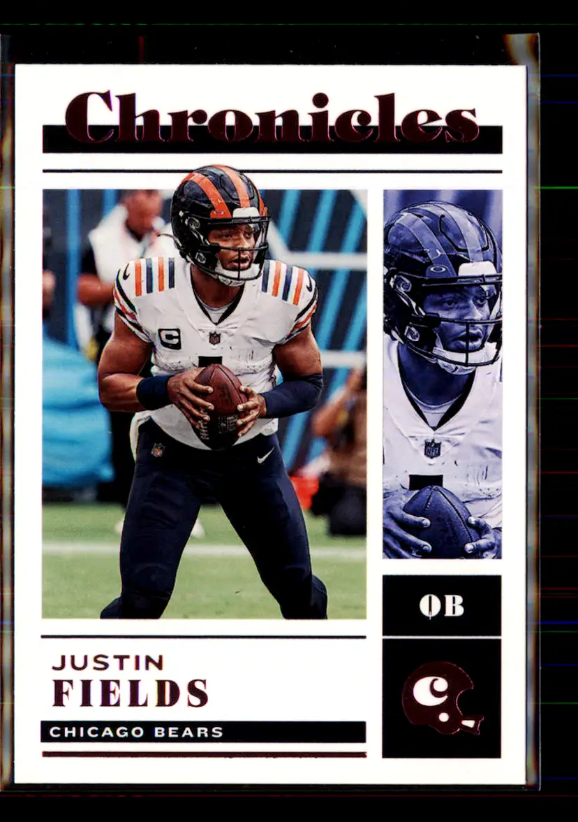 Justin Fields 2022 Panini Chronicles Pink #24 - (113) - Chicago Bears